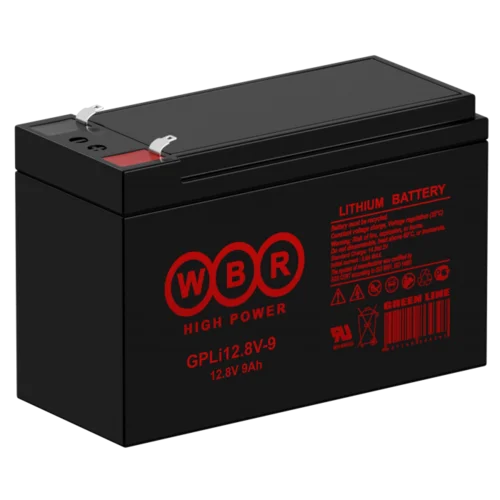 Литий-железо-фосфатный (LiFePO) аккумулятор WBR GPLi 12.8V-9